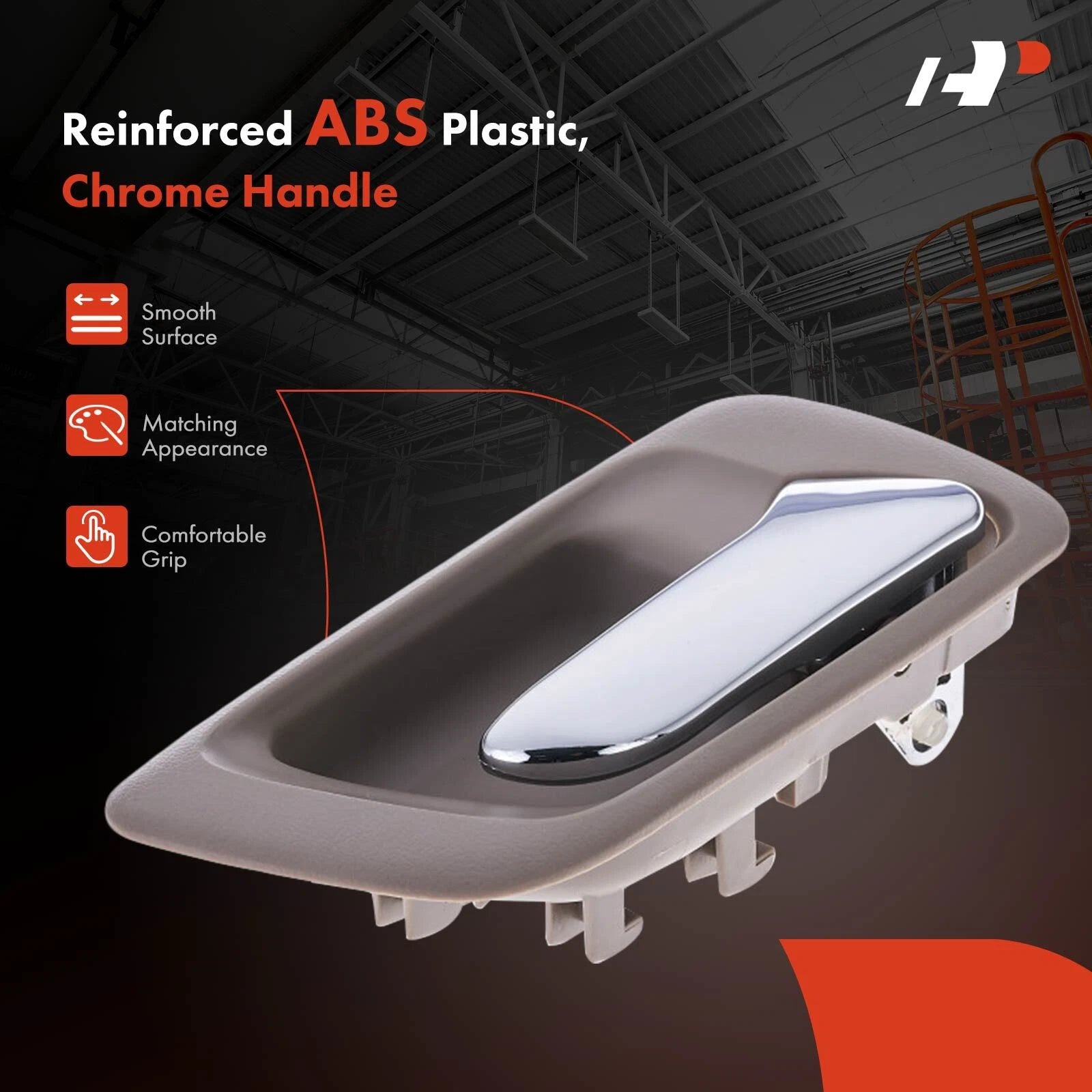Rear Right Chrome Interior Door Handle for Honda Accord (1998-2002)