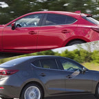 Pillar Post Molding Black Cover for Mazda 3 Axela (2014-2018)