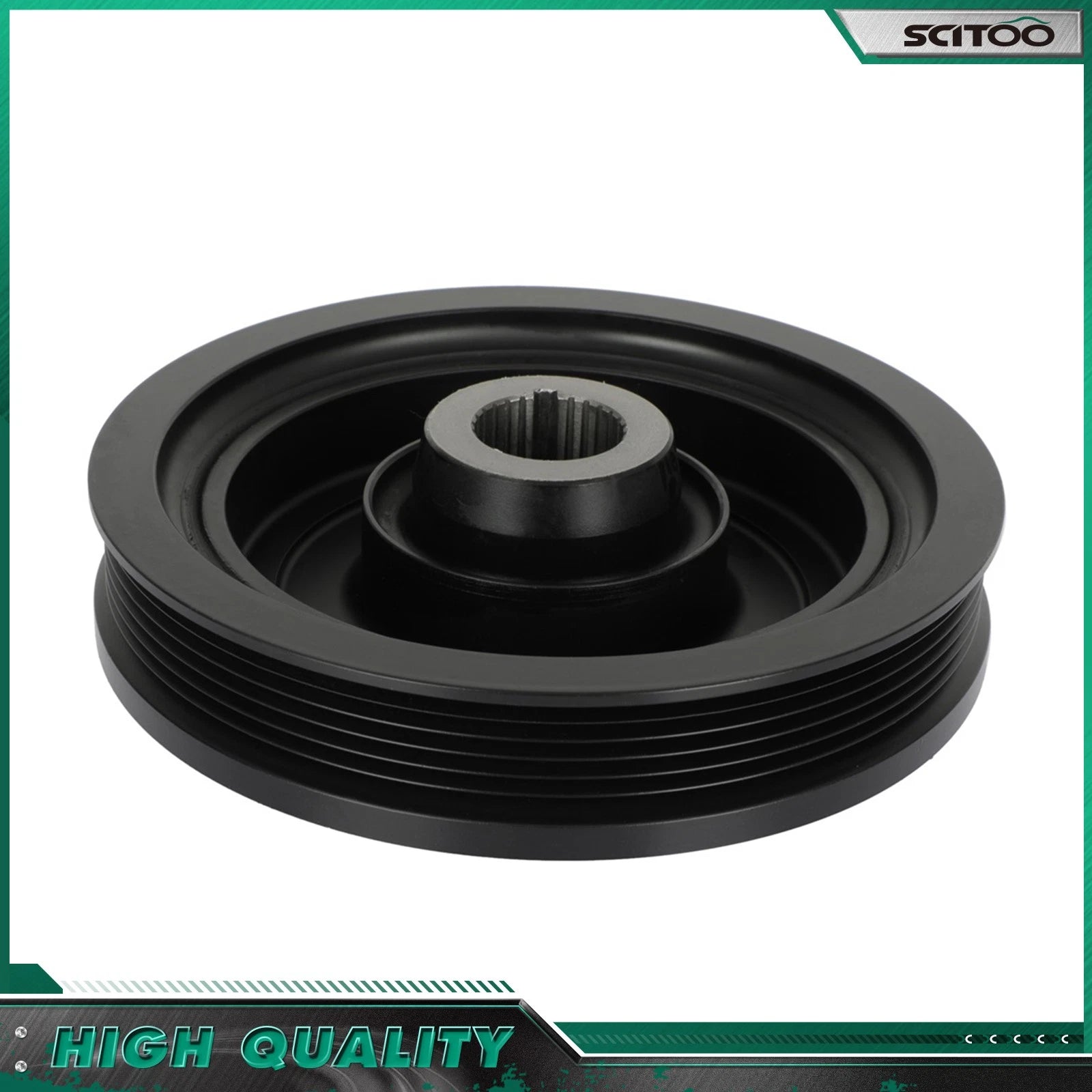 Harmonic Balancer Crankshaft Pulley for Honda Civic L4 1.7L (2001–2005)