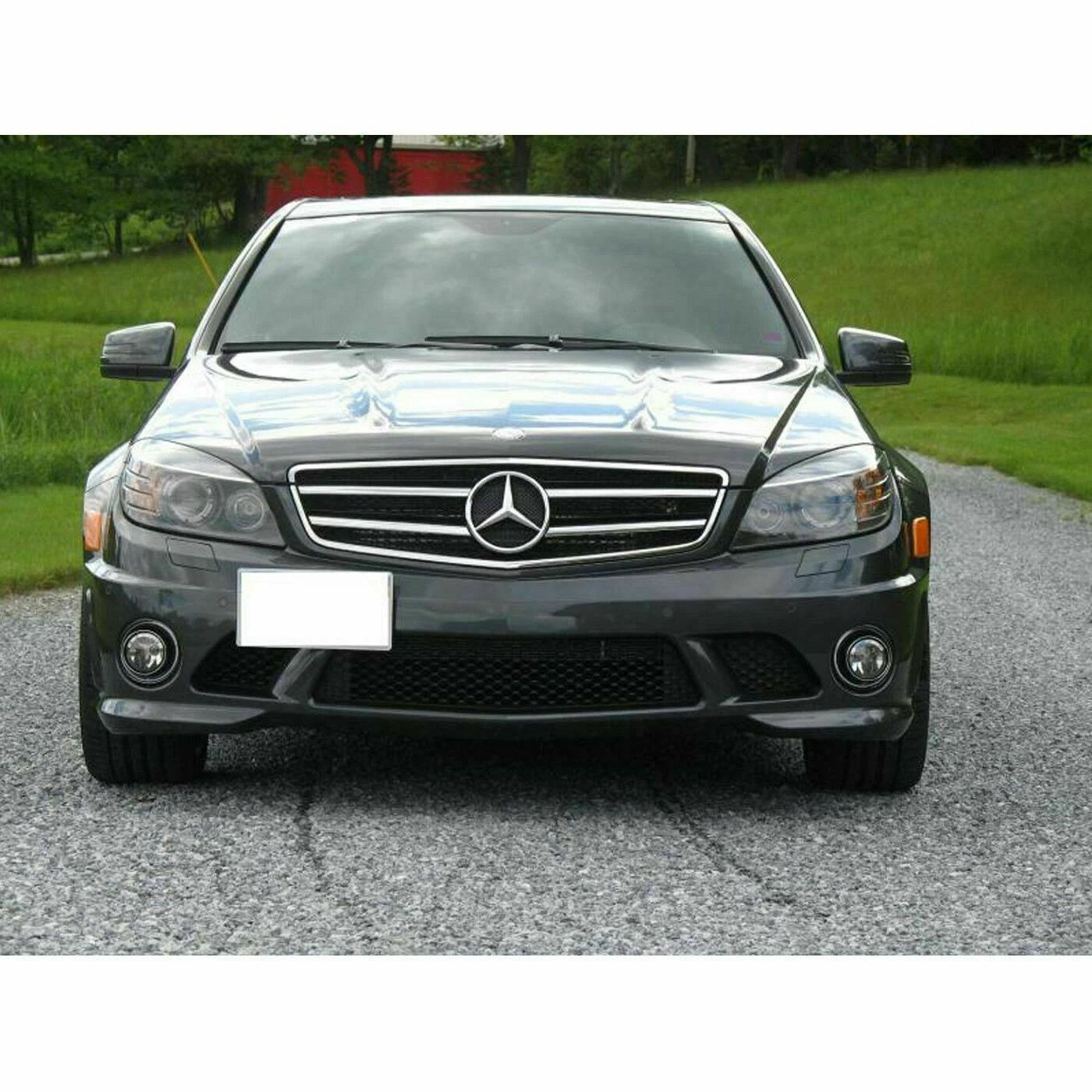 Tow Bar Tow Hook Bumper License Plate Mount Bracket for Mercedes (2014-2020)