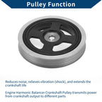 Engine Harmonic Balancer Crank Pulley for Hyundai Accent (2000–2015) No. 231242B020
