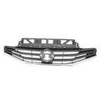 Replacement Front Grille for 2014-2016 Nissan Versa Gray Chrome Painted