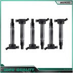 Set of 6 Ignition Coils for Toyota Camry FJ Cruiser Tundra Lexus GS300 GS350 GS450h