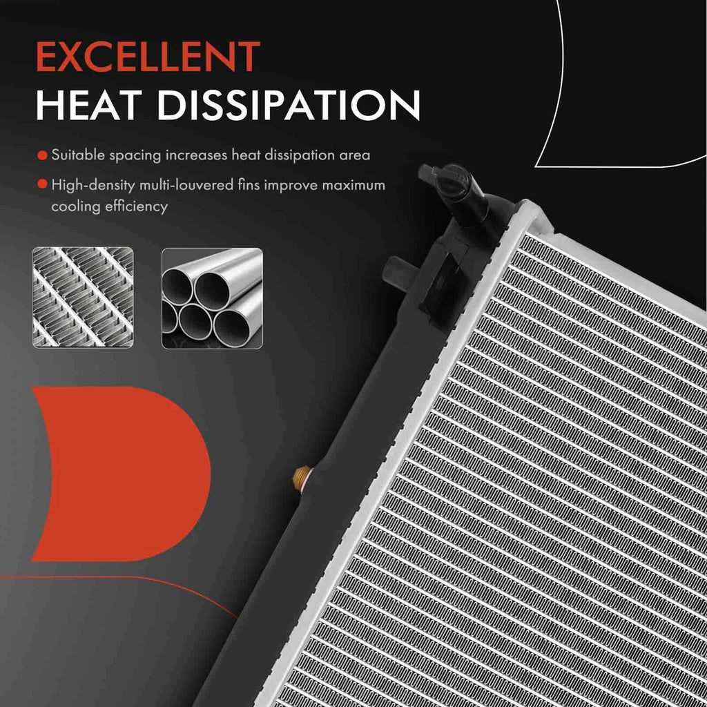Radiator with Transmission Oil Cooler for Mitsubishi Montero (2003–2006)