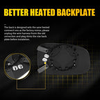 Set of 2 Heated Door Mirror Glass for Volvo C70 V50 S40 (2011–2012)