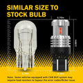 2X 7443 7440 LED Red Brake Tail Stop Light Bulbs for