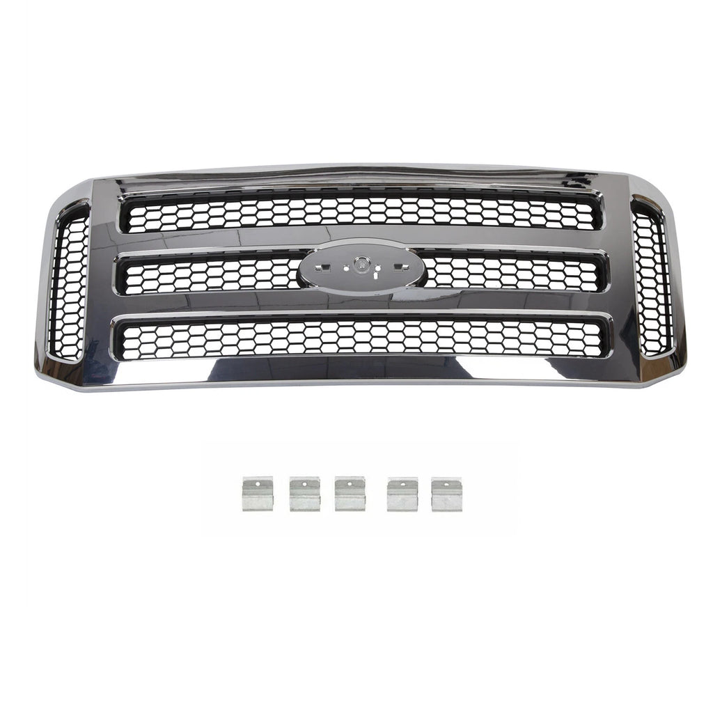 Chrome Grille for Ford Super Duty F-250 F-350 (2005–2007)