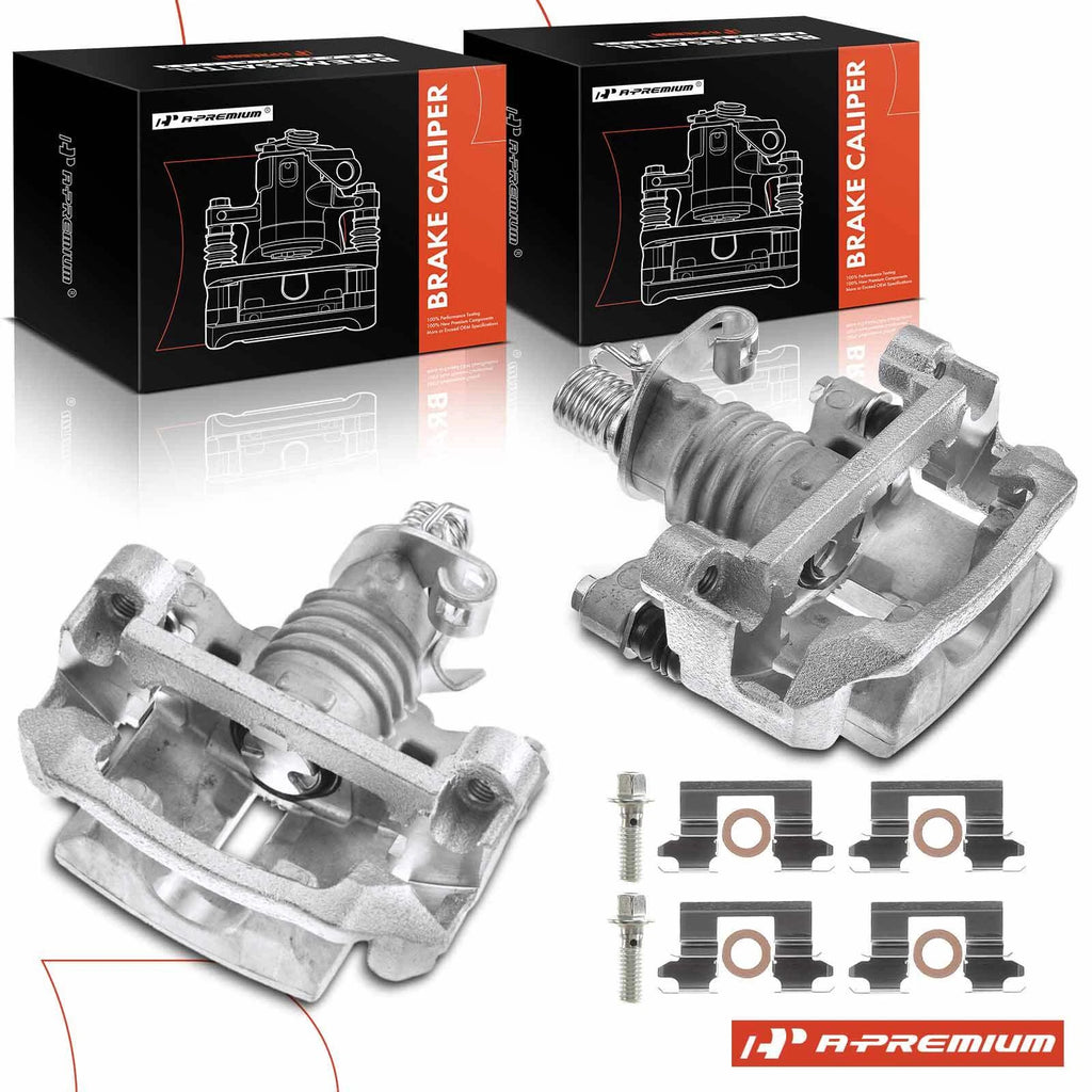 Pair Rear Brake Calipers for Chevy Impala (2011–2013) Buick LaCrosse (2005–2009)