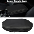 Center Console Cover Pad for Subaru Forester (2019–2023) Black Gray Stitches
