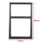 Rear Console Panel Frame Cover Trim for Volkswagen Passat B5 (2001–2005) Black