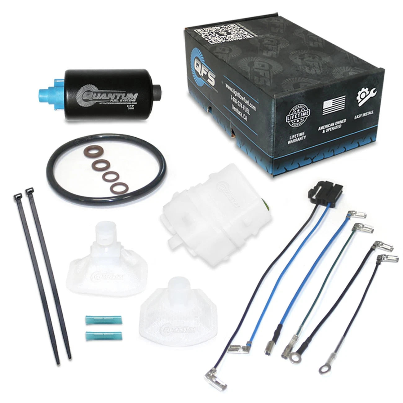 QFS Fuel Pump Set with Gasket, Filter, Strainer for Kawasaki Teryx Mule (2008–2024)