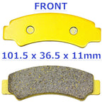 MC Front Rear Brake Pads for CF Moto CForce 400 500 600 (2017–2019)