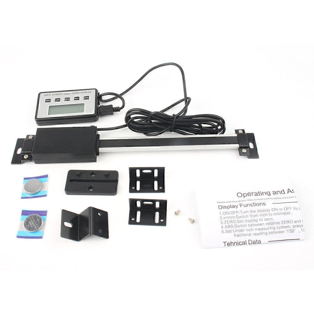 6" LCD Display Digital Scale Caliper with Magnetic Remote for Universal Use