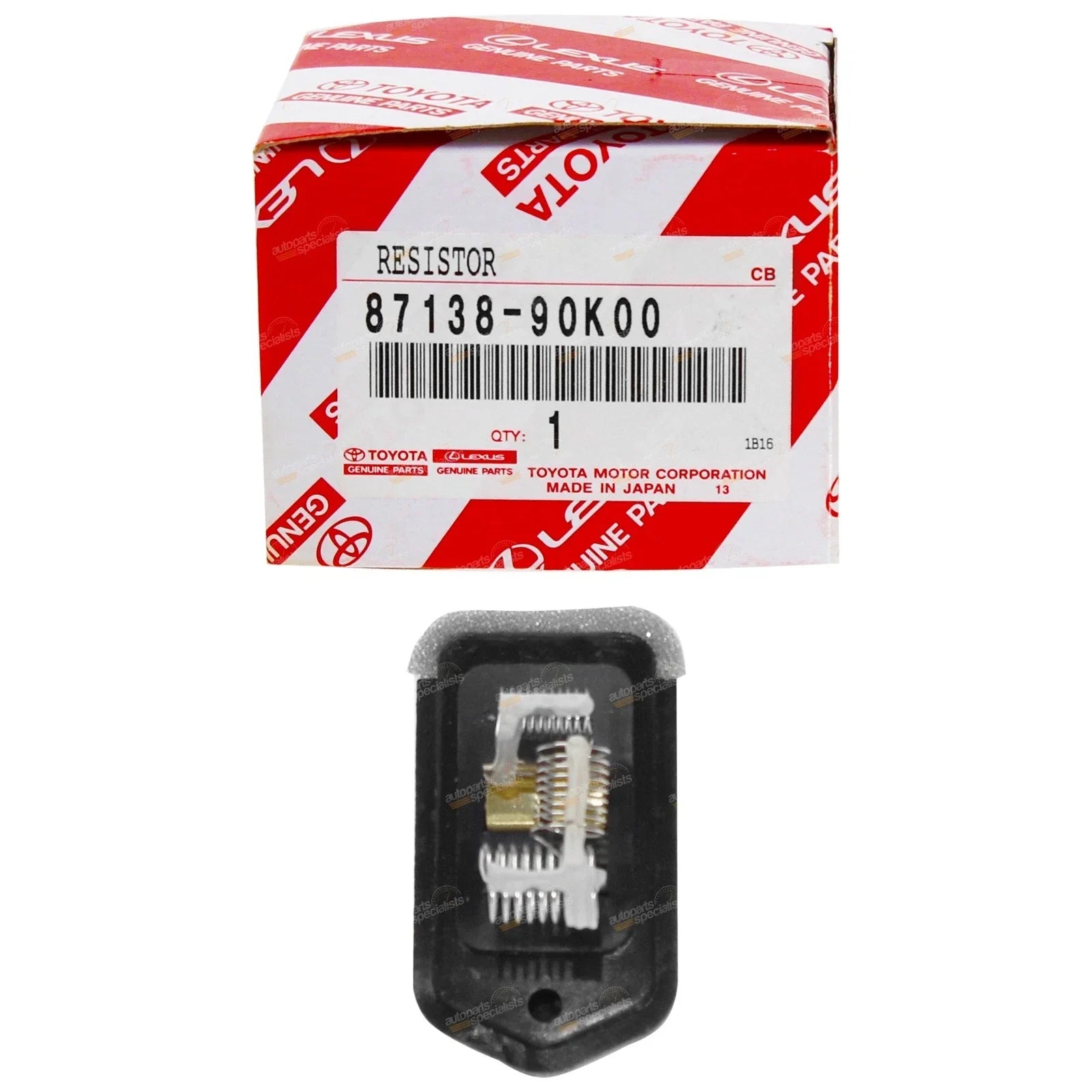 Heater Fan Resistor for Landcruiser Bundera LJ70 2.4L 4cyl 2L-T