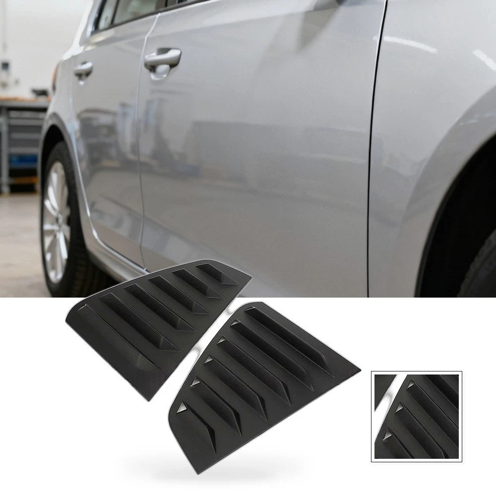 Rear Window Louver Trim for VW Golf 6 Golf 7 (2010–2017) Matte Black