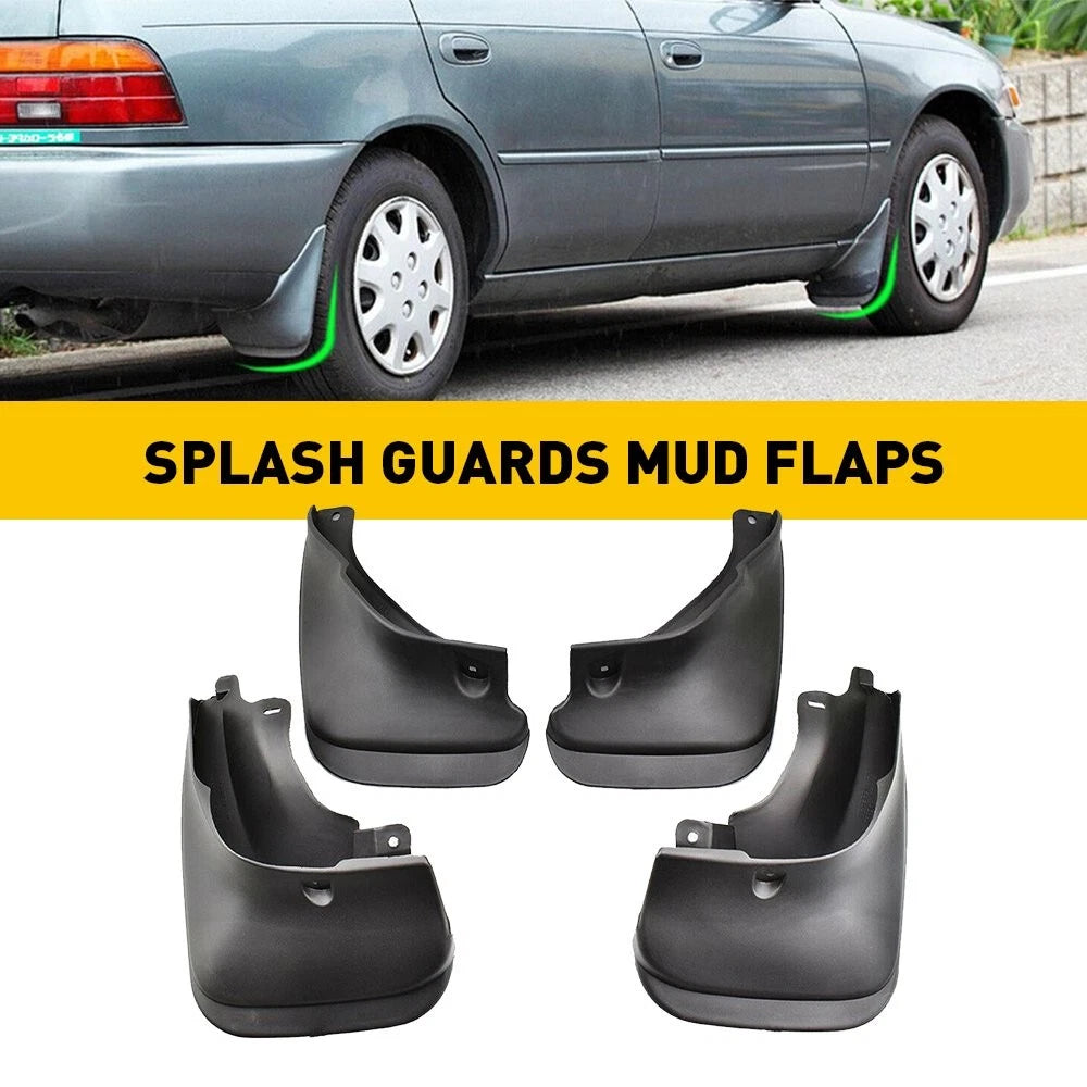 Set of 4 Mud Guards for Toyota Corolla Sedan (1993–1997, 2002–2005, 2020)