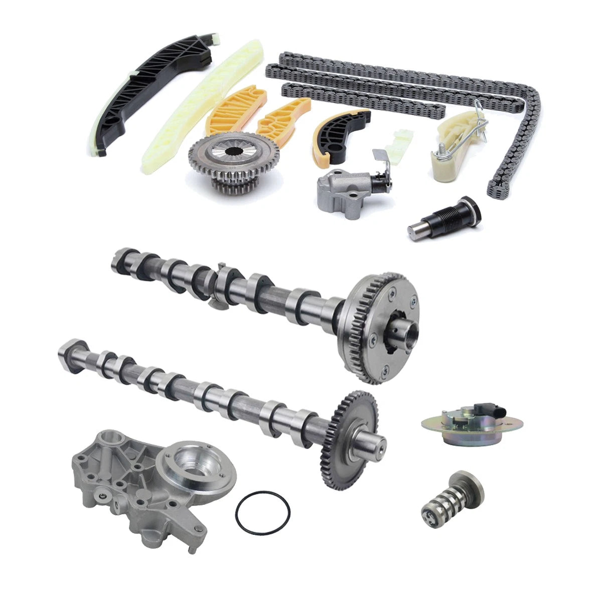 Timing Chain Kit with Camshaft Timing Gear Bracket for Audi A3 TT VW Jetta Passat