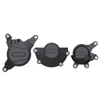 Black Motorcycle Engine Cover Protector Set for Honda CBR600RR (07-24)