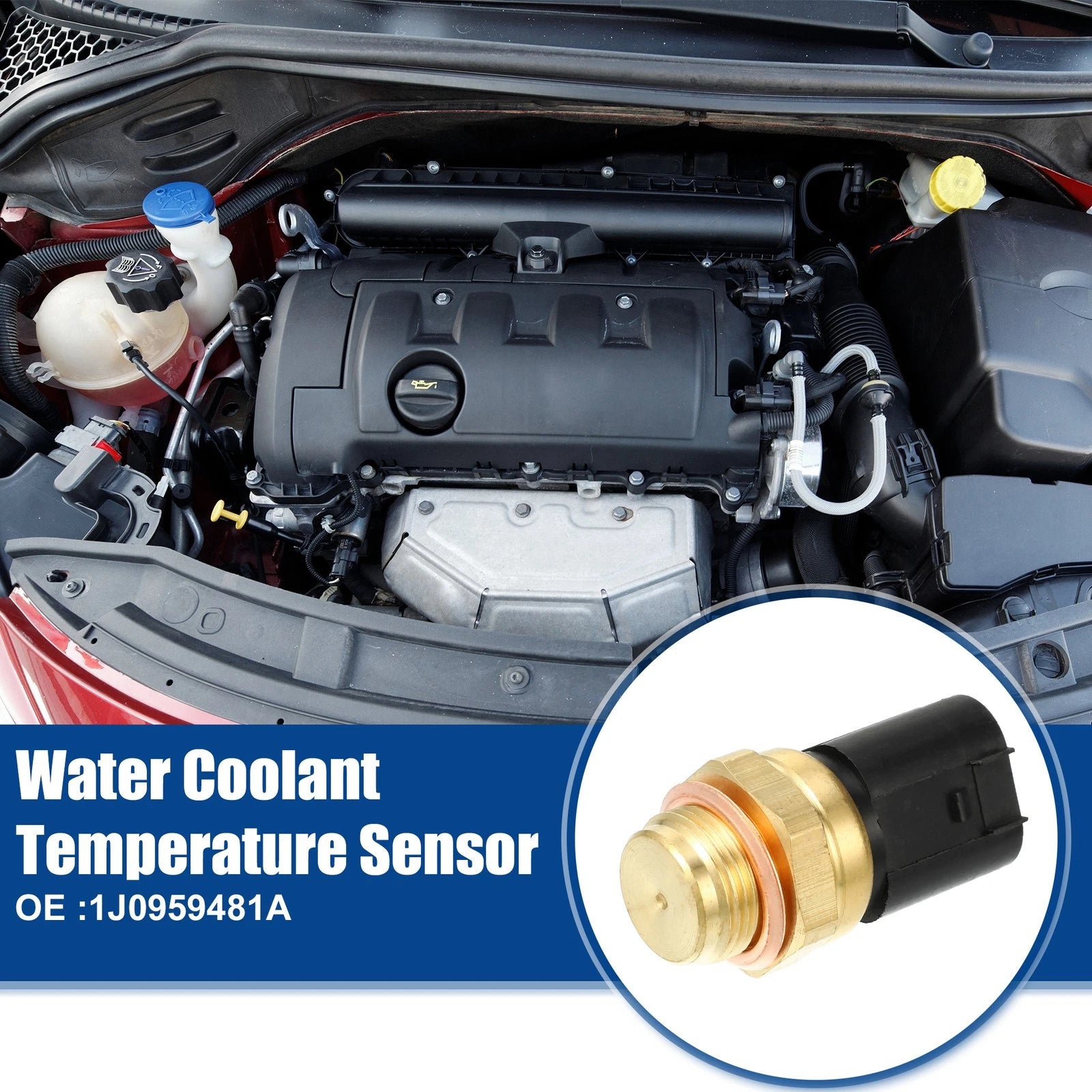 Engine Coolant Water Temperature Sensor for Audi A3 (2003–2013) 1J0959481A