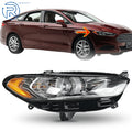 Chrome Halogen Headlight Assembly for Ford Fusion (2013–2016)