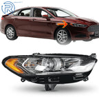 Chrome Halogen Headlight Assembly for Ford Fusion (2013–2016)