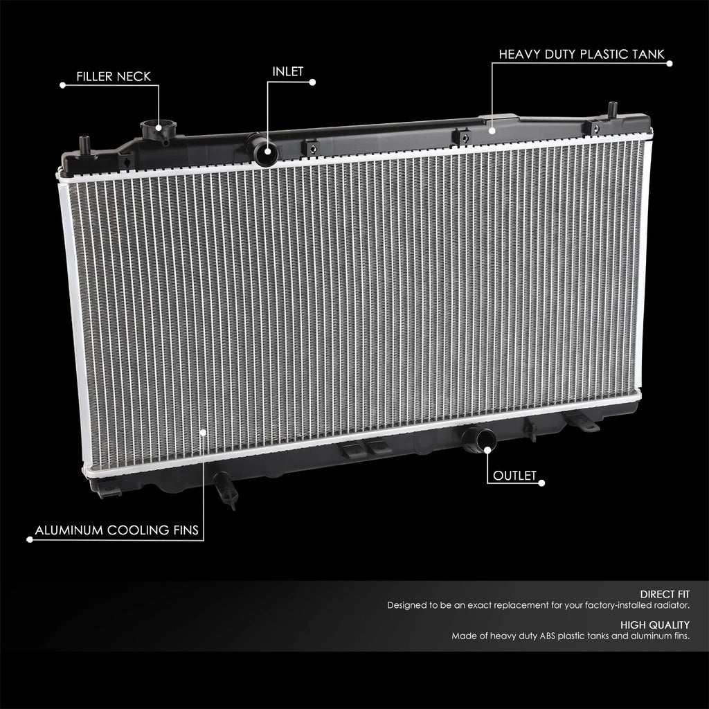 Aluminum Core Cooling Radiator for Honda EV (2013–2014) DPI 13416 OE Style