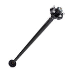 Trailer Axle 5 Lug 2000 lb with U-Bolt Kit (52" Hub Face Pitch)