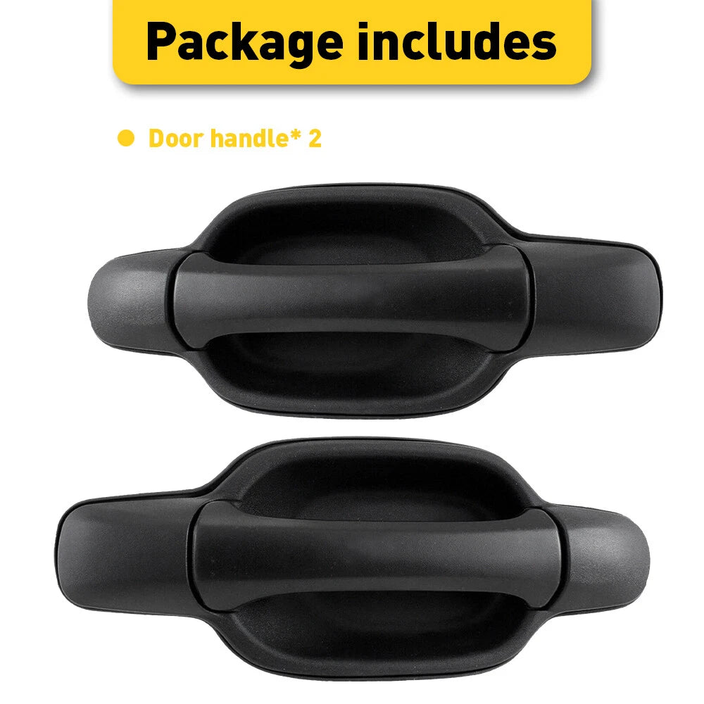 Pair Exterior Rear Door Handles for Chevrolet Colorado GMC Canyon (2004–2012)