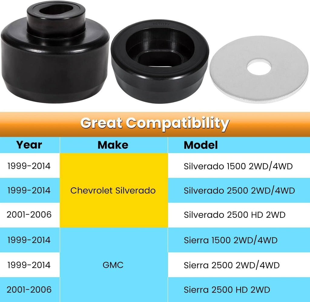 Body Cab Mount Bushing Kit 7-141 for Chevy Silverado 1500, GMC Sierra (1999–2014)
