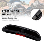Front Fairing Air Vent Trim for Harley Touring Street Glide Electra Glide (2014–2024) Black