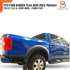 Matte Black Fender Flares for Ford Ranger 2022-2024 ()