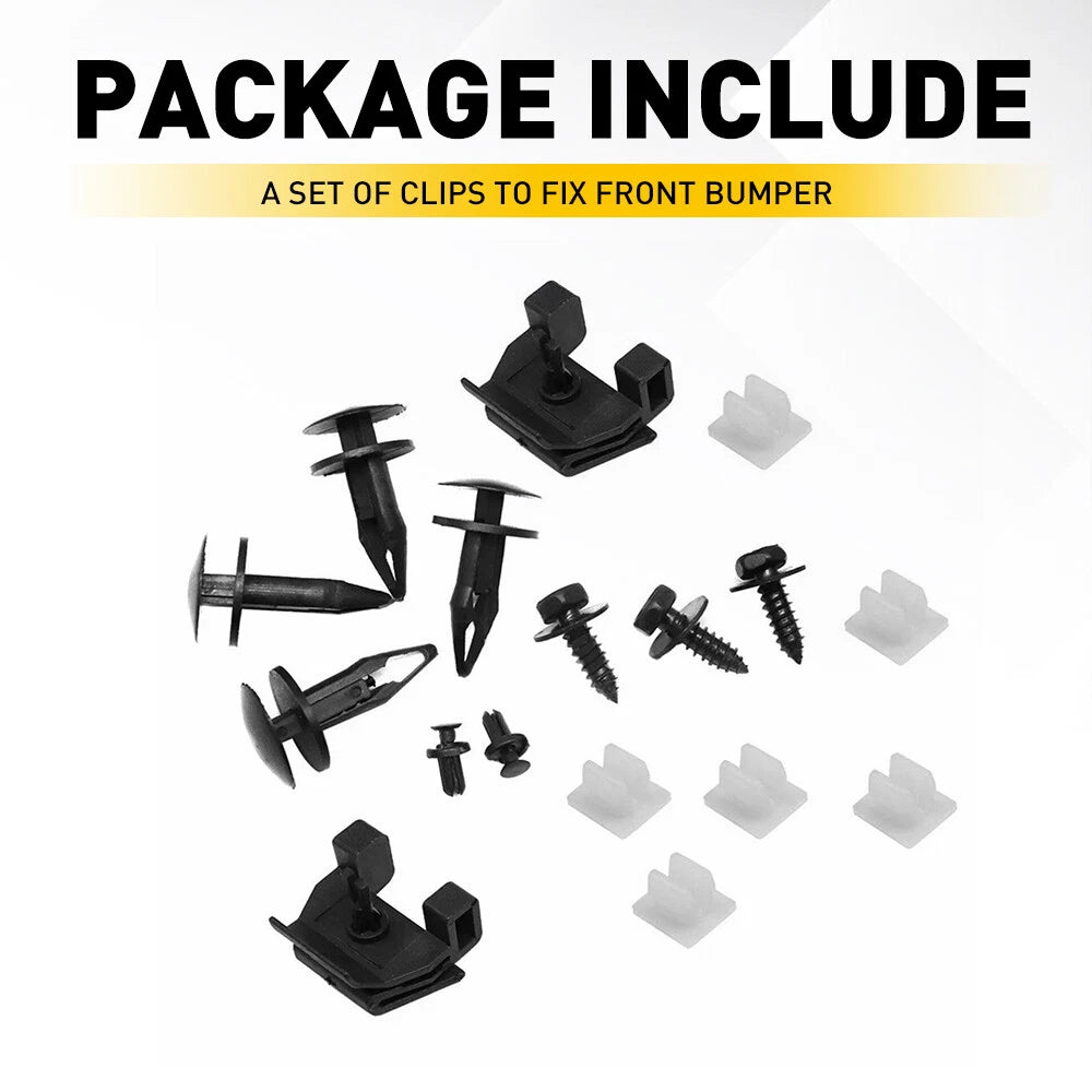 Set of 4 Front Bumper Fastener Clips for Toyota Corolla (2009-2019)