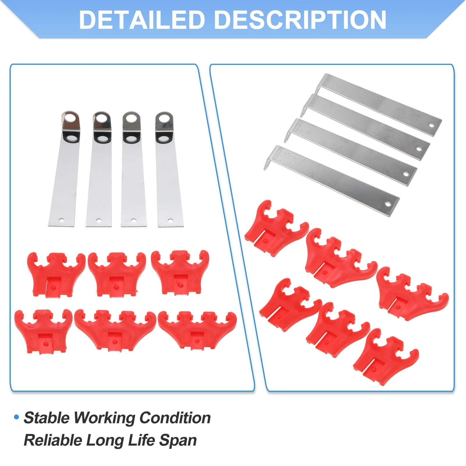 Spark Plug Separators Looms for Chevy Ford 7/8/9mm Red 