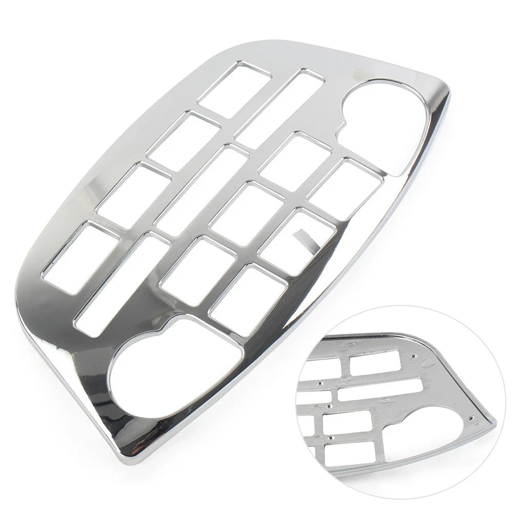 Chrome Front Radio Accent Panel Trim for Honda Goldwing GL1800 (2001–2011)