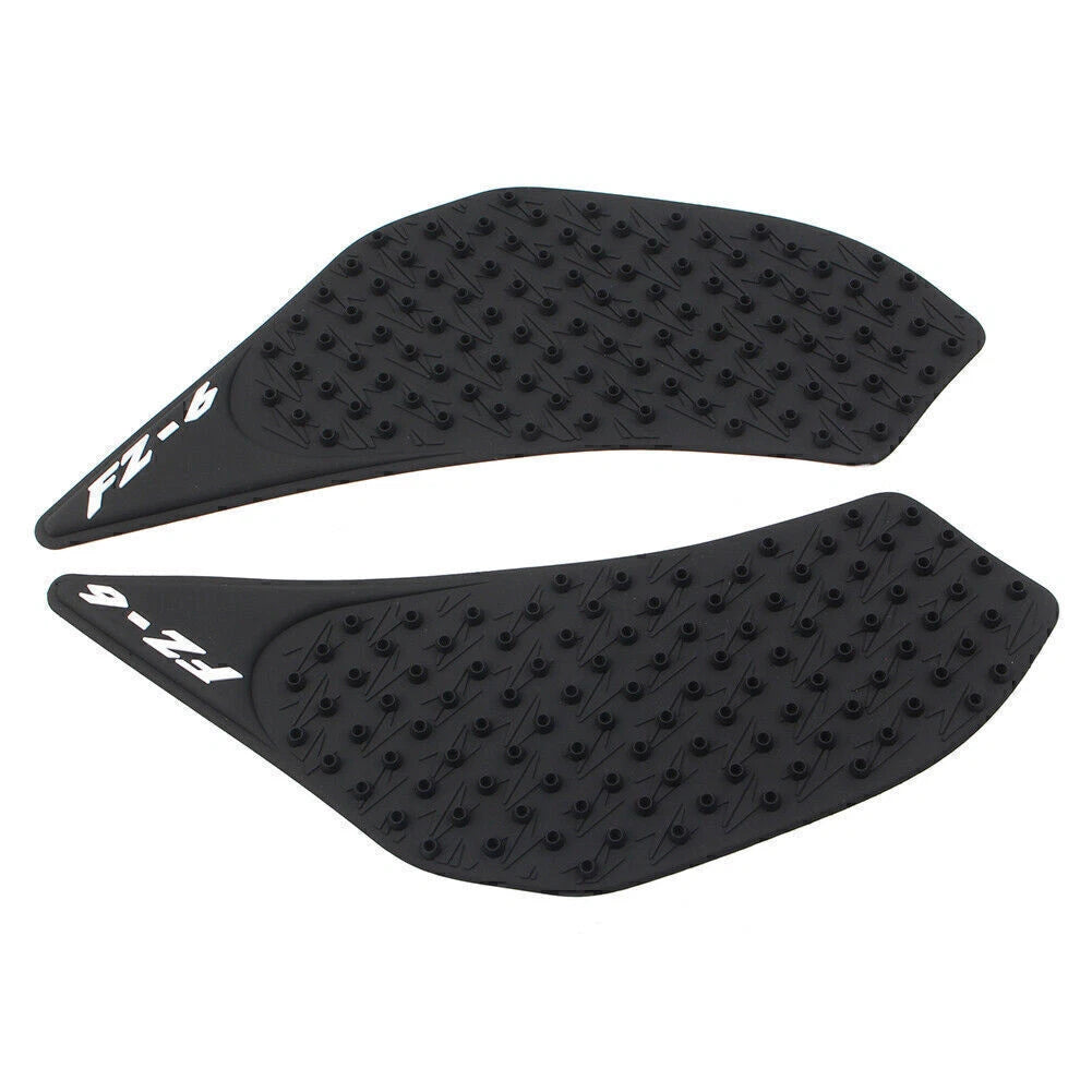 Pair Gas Tank Side Pad Fuel Grip Decal Sticker for Yamaha FZ6 (2006–2010)