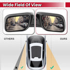 Heated Side Power Mirrors w/ Turn Signal & Puddle Light for Ford Explorer (2016–2019)