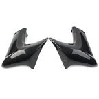 2X Radiator Cap Fairing Compression Plate Carbon Fiber for Kawasaki ER6N (2012–2016)