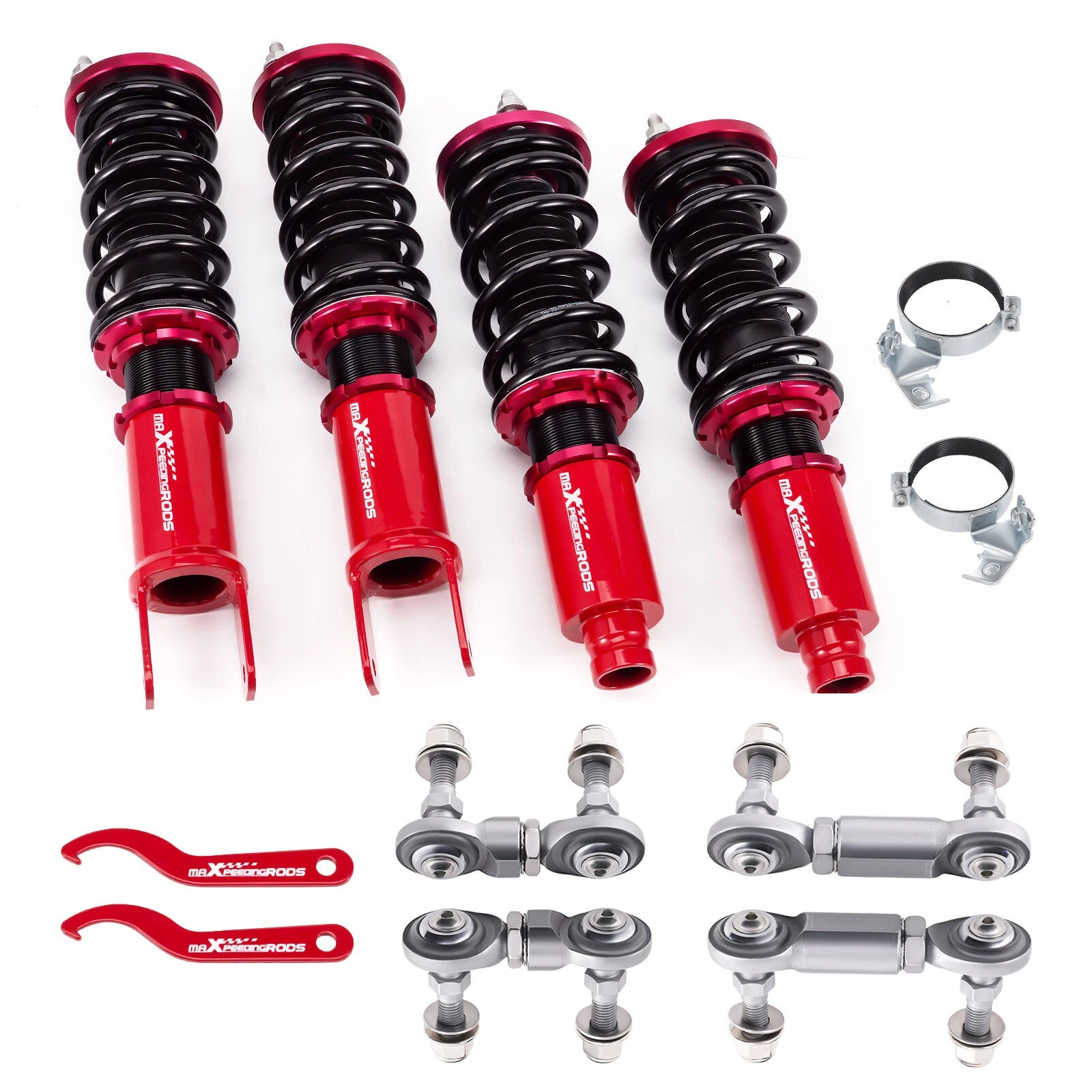 Coilovers Suspension Kit & Sway Bar Links for Honda Civic (1996–2000)