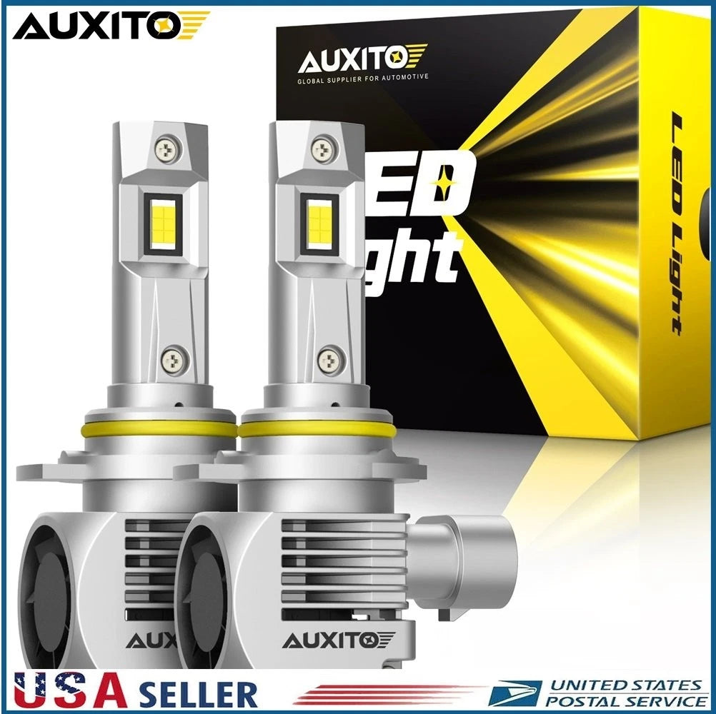 Auxito 9012 HIR2 LED Headlights Conversion Kit for Hi/Low Beam (200W)
