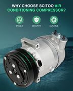 A/C Compressor and Clutch for Pontiac G3, Chevrolet Aveo/Aveo5 (2009–2010)