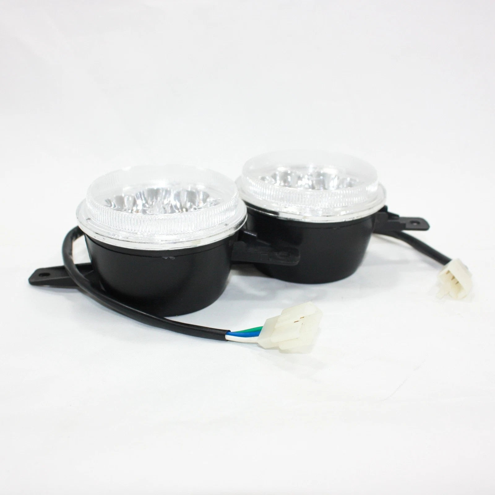 LED Head Light Lamp Pair for 150cc 250cc Bull Farm Quad Dirt Bike ATV (12V)