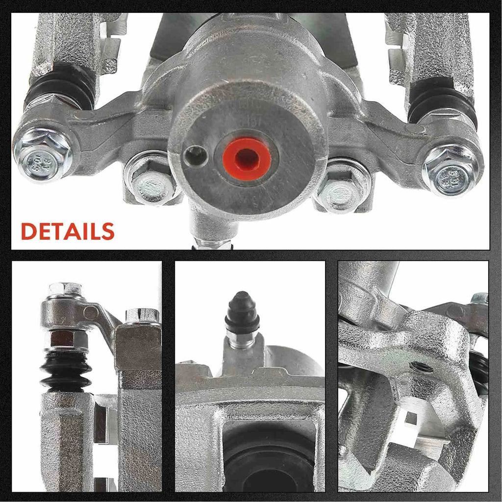 Rear Brake Caliper & Ceramic Brake Pad for Hyundai Sonata (2015)