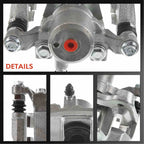 Rear Brake Caliper & Ceramic Brake Pad for Hyundai Sonata (2015)