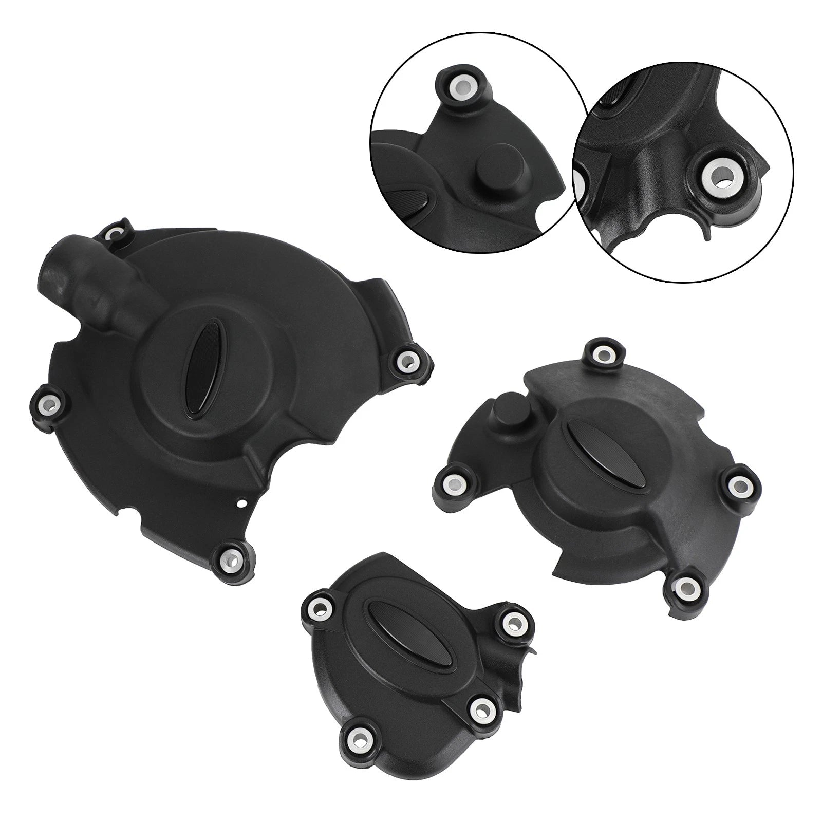 Alternator Cover, Clutch Cover, Timing Cover for Yamaha YZF-R1 (2015–2021), MT-10 (2016–2021)