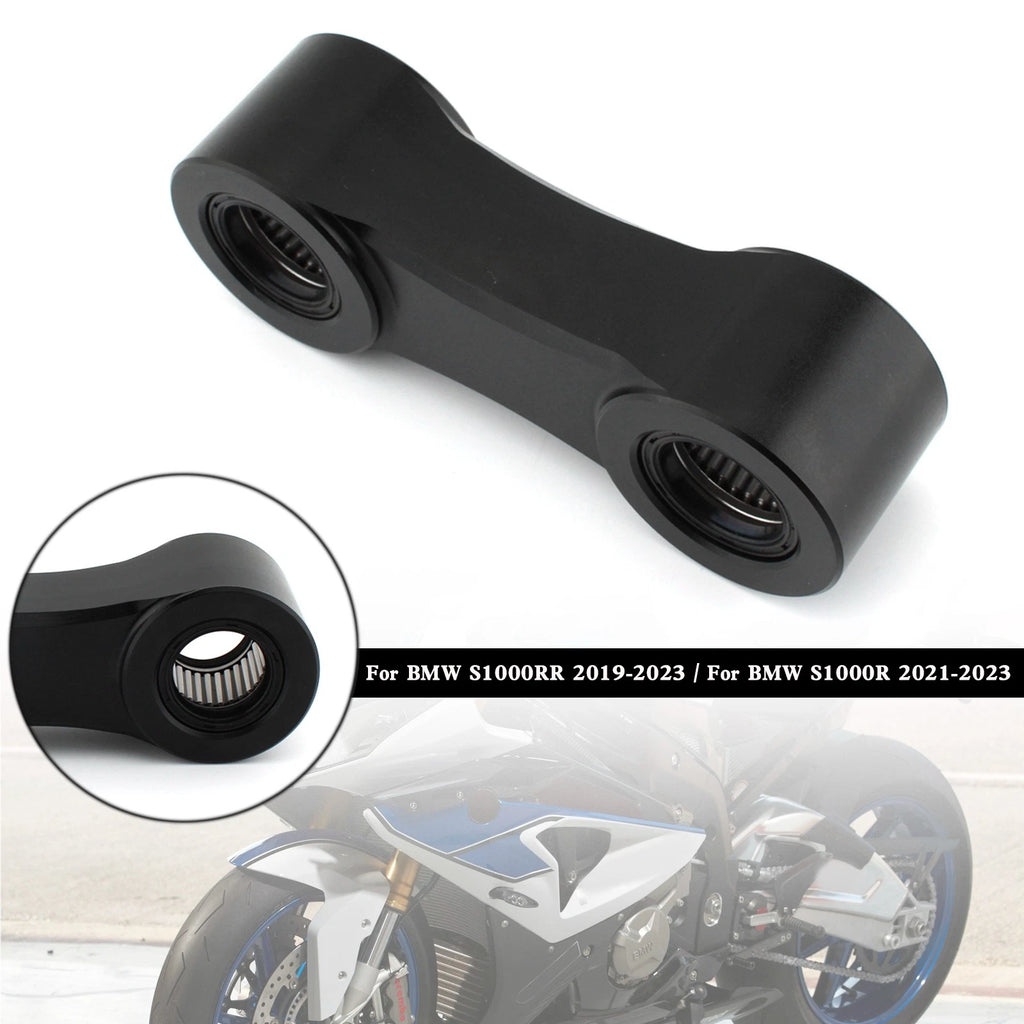 CNC Aluminum Lowering Link Kit for BMW S1000RR S1000R (2019–2025) Black