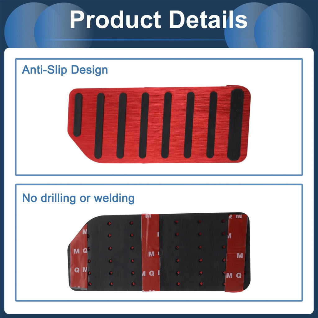 Footrest Pedal Pad Cover for Honda Accord (2018–2023) - Red