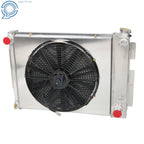 3 Row Radiator with Shroud Fan for Chevy Camaro Pontiac Firebird (1967–1969)