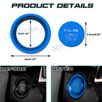 Ignition Start Stop Button Cover Trim for Honda Civic 11th Gen (2022-2025)