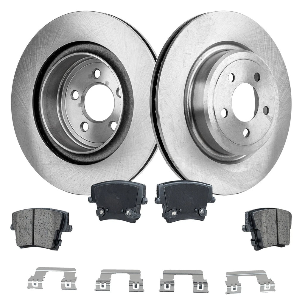 Rear Brake Disc Rotors and Pads Kit for Chrysler 300 Dodge Charger Magnum