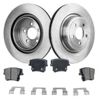 Rear Brake Disc Rotors and Pads Kit for Chrysler 300 Dodge Charger Magnum
